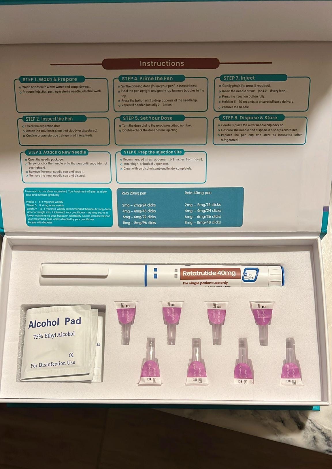 40mg Retatrutide Pen (WellSculpt) - Image 2
